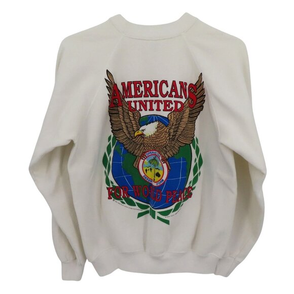 Hanes Adult Large 42-44 Operation Desert Storm Crewneck Pullover Sweatshirt 1991 - Picture 1 of 15